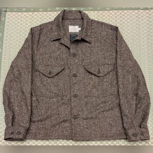 Dehen for 3Sixteen Skyline Overshirt 100% Wool Men's Size Large Made in USA